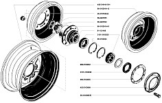 Обслуживание ступиц УАЗ-469 и УАЗ-469Б, регулировка подшипников ступиц колес