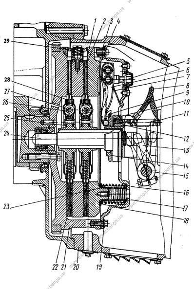 Механизм сцепления КамАЗ-5320, -55102, -55111