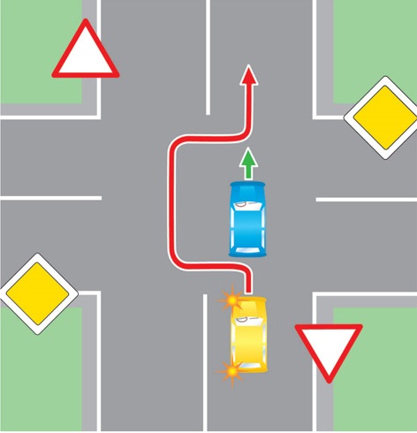 Обгон на неравнозначном перекрестке. Обгон на перекрестке главной дороги. ПДД обгон на нерегулируемом перекрестке. Обгон на регулируемом перекрестке. Обгон на перекрестке неравнозначных дорог.