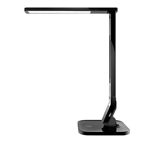 TaoTronics LED Desk Lamp with USB Charging Port, 4 Lighting Modes with 5 Brightness Levels, 1h Timer, Touch Control, Memory Function,14W, Official Member of Philips EnabLED Licensing Program