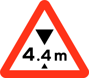 Traffic sign of Bangladesh: Warning for a limited height