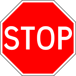 Traffic sign of Portugal: Stop and give way to all drivers